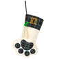 Pet Cat Dog Claw Christmas Stocking - Letter N