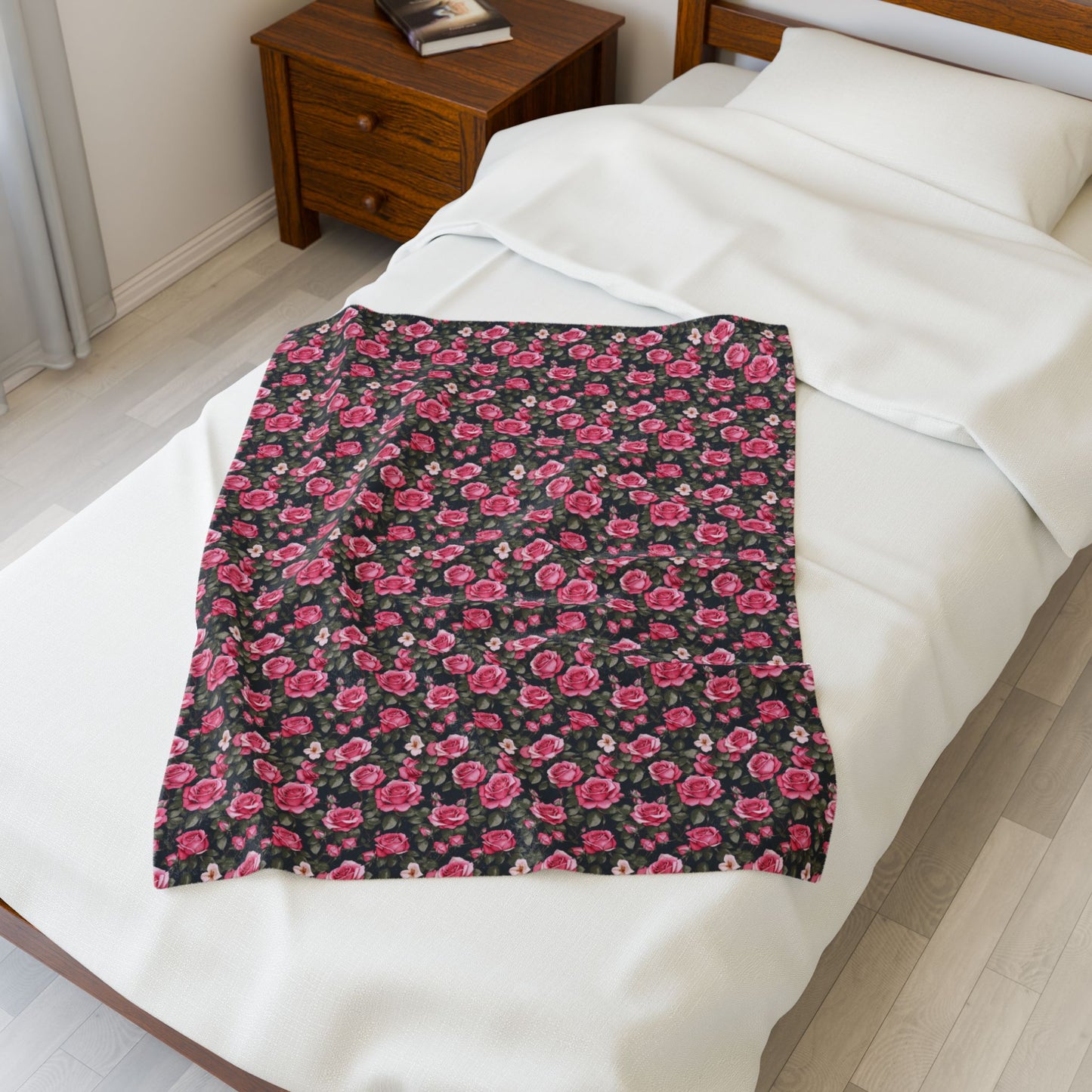Floral Velveteen Plush Blanket, Cozy Throw for Home Decor, Perfect Gift for Mother's Day, Nursery, or Weddings, Soft Blanket for Any [...]
