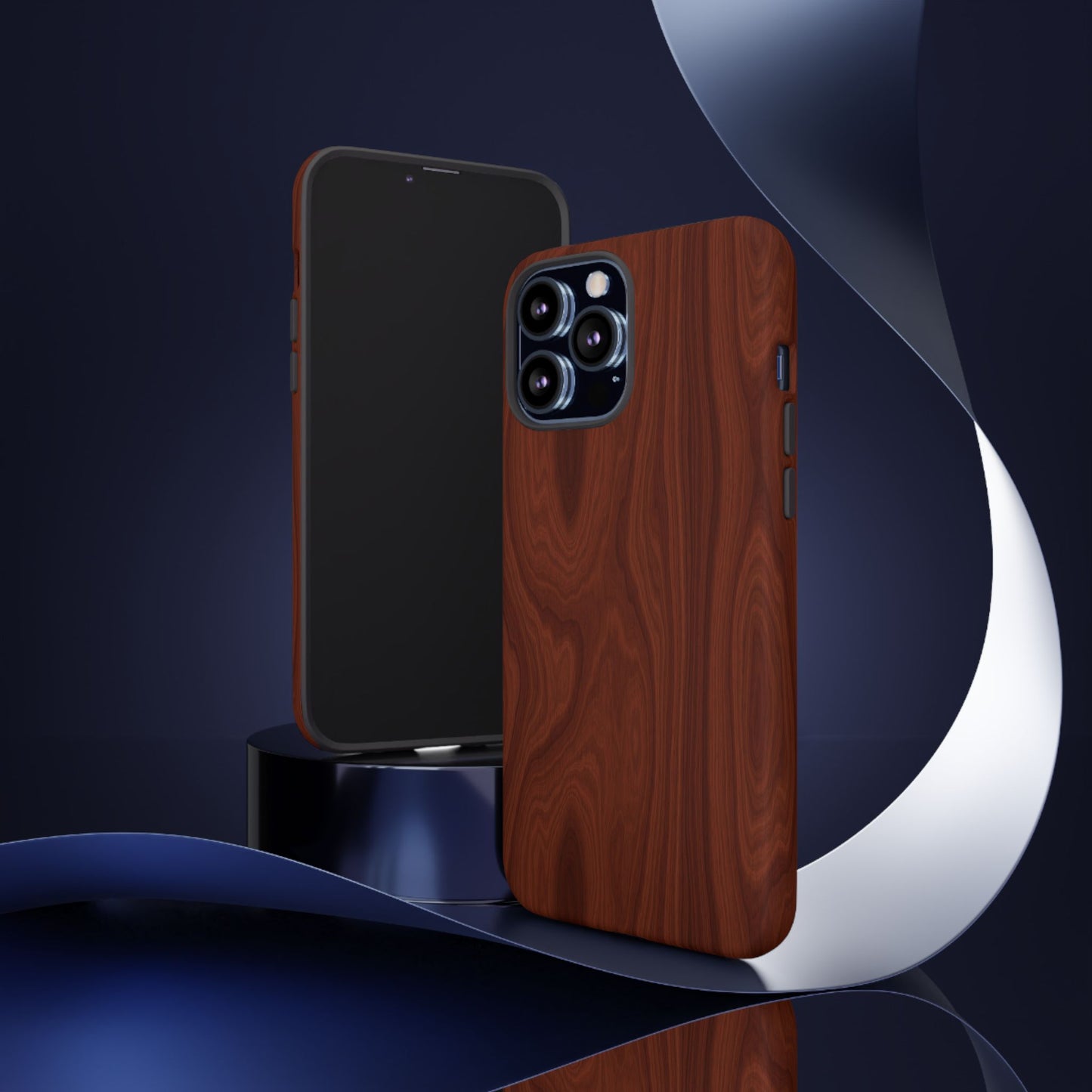 Wood Grain Phone Case, Stylish Tough Cases, Nature-Inspired Protective Cover, Unique Gifts for Him and Her, Eco-Friendly Tech Accessory