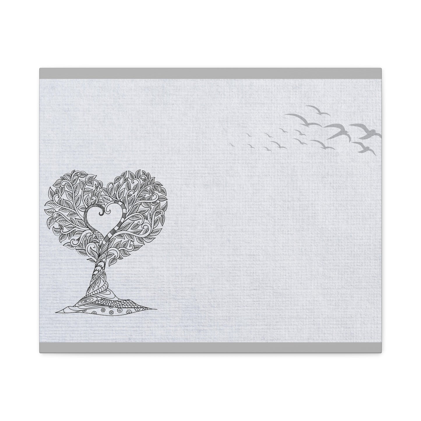 Matte Canvas, Stretched, 1.25" - Heart Tree