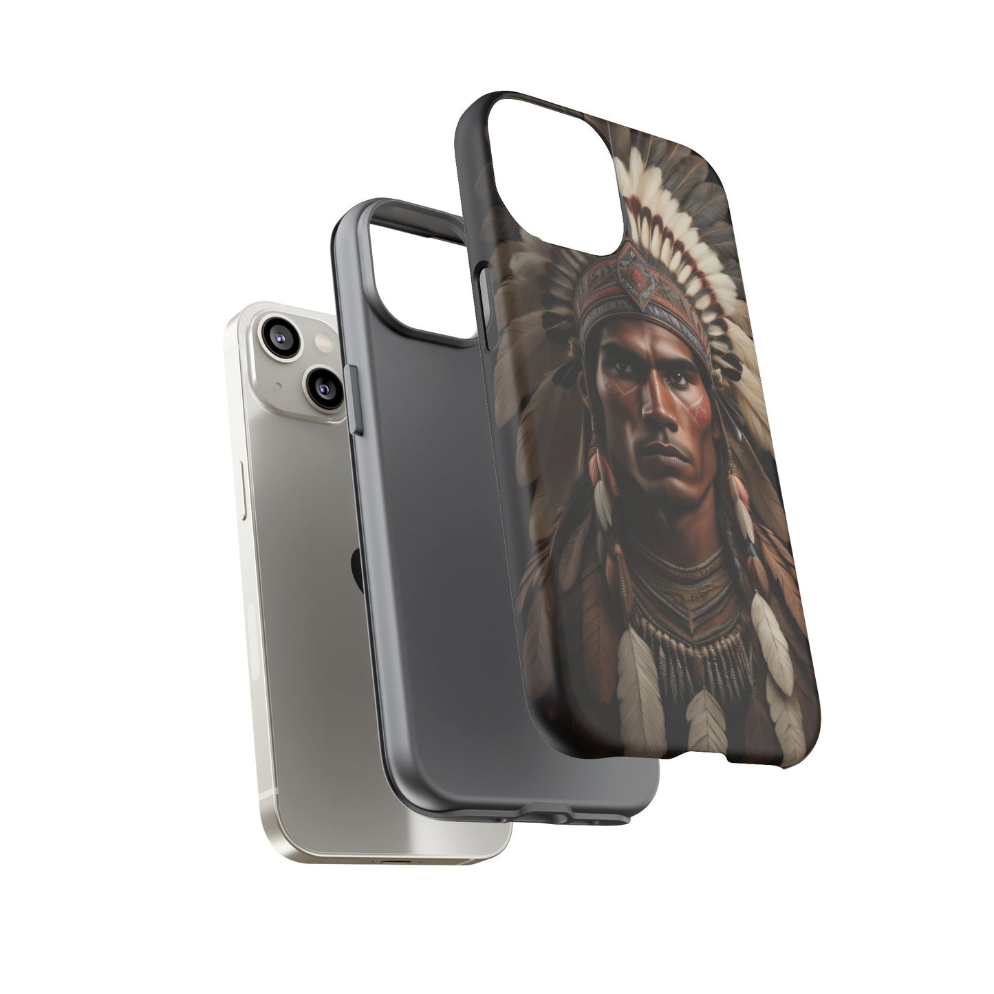 Native American Art Phone Case, Strong Culture Design, Unique Gift for Him or Her, Tough Cases, Customizable Protector, Tribal Style