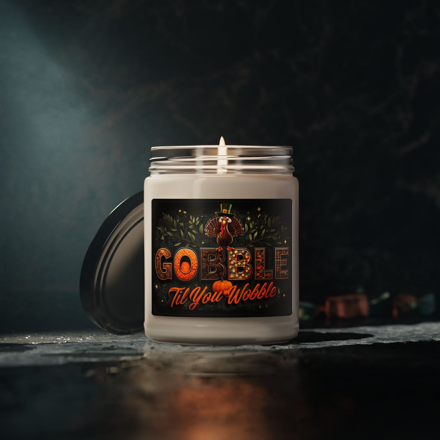 Thanksgiving Scented Soy Candle - Gobble 'Til You Wobble