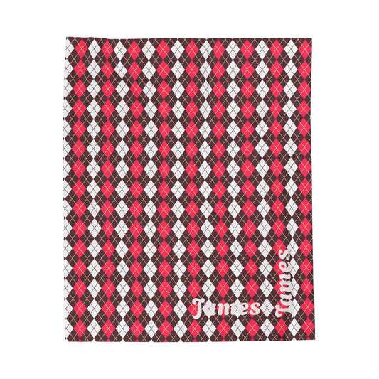 Cozy Personalized Velveteen Plush Blanket - Perfect for Winter, Gifts, Home Decor, Cozy Nights, and Snuggling