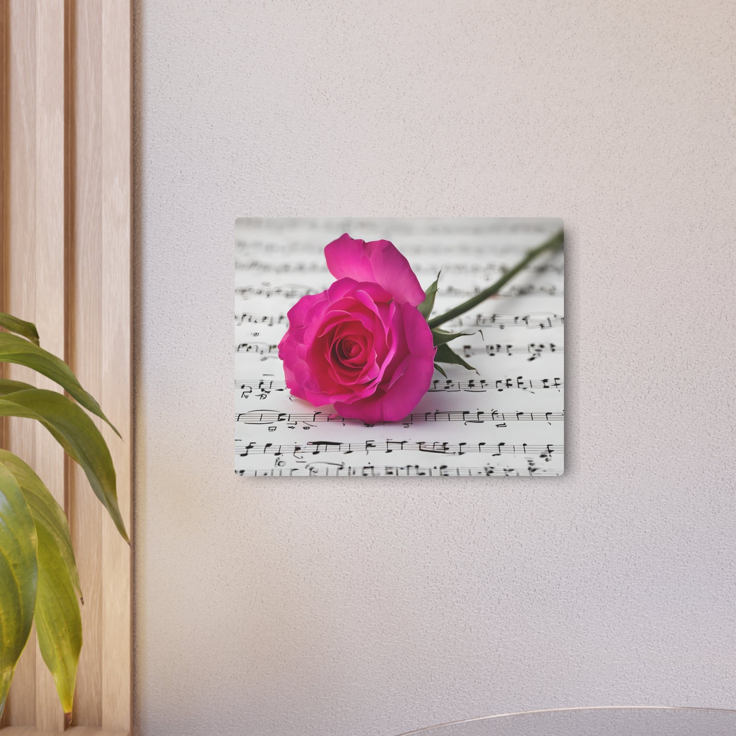 Elegant Floral Metal Art Sign - Pink Rose on Sheet Music Wall Décor, Perfect Gift for Music Lovers, Home Decor, Mother’s Day, Wedding, [...]