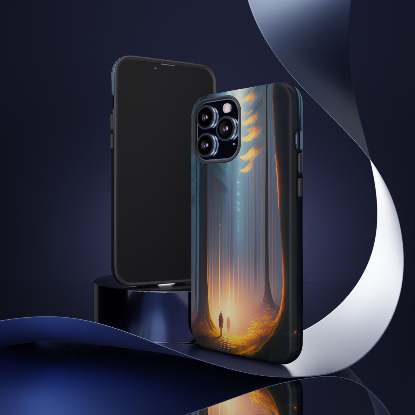 Phone Case — Mystical Forest Nightscape Protective Tough Case