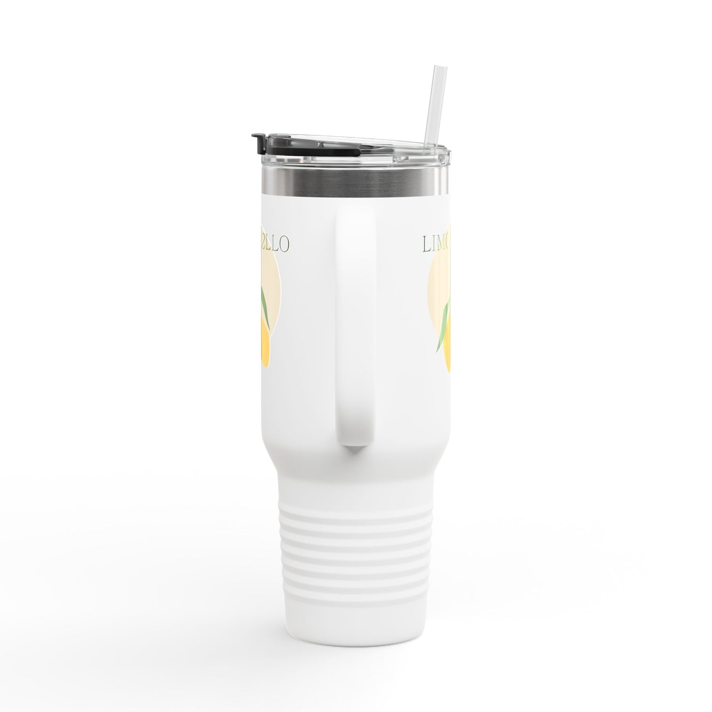 Limoncello Insulated Travel Mug, 40oz - Perfect for Road Trips, Summer Picnics, Camping, and Gift Ideas, Travel Mug for Lemon Lovers