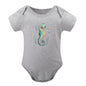 Short Sleeve Baby Romper - Seahorse