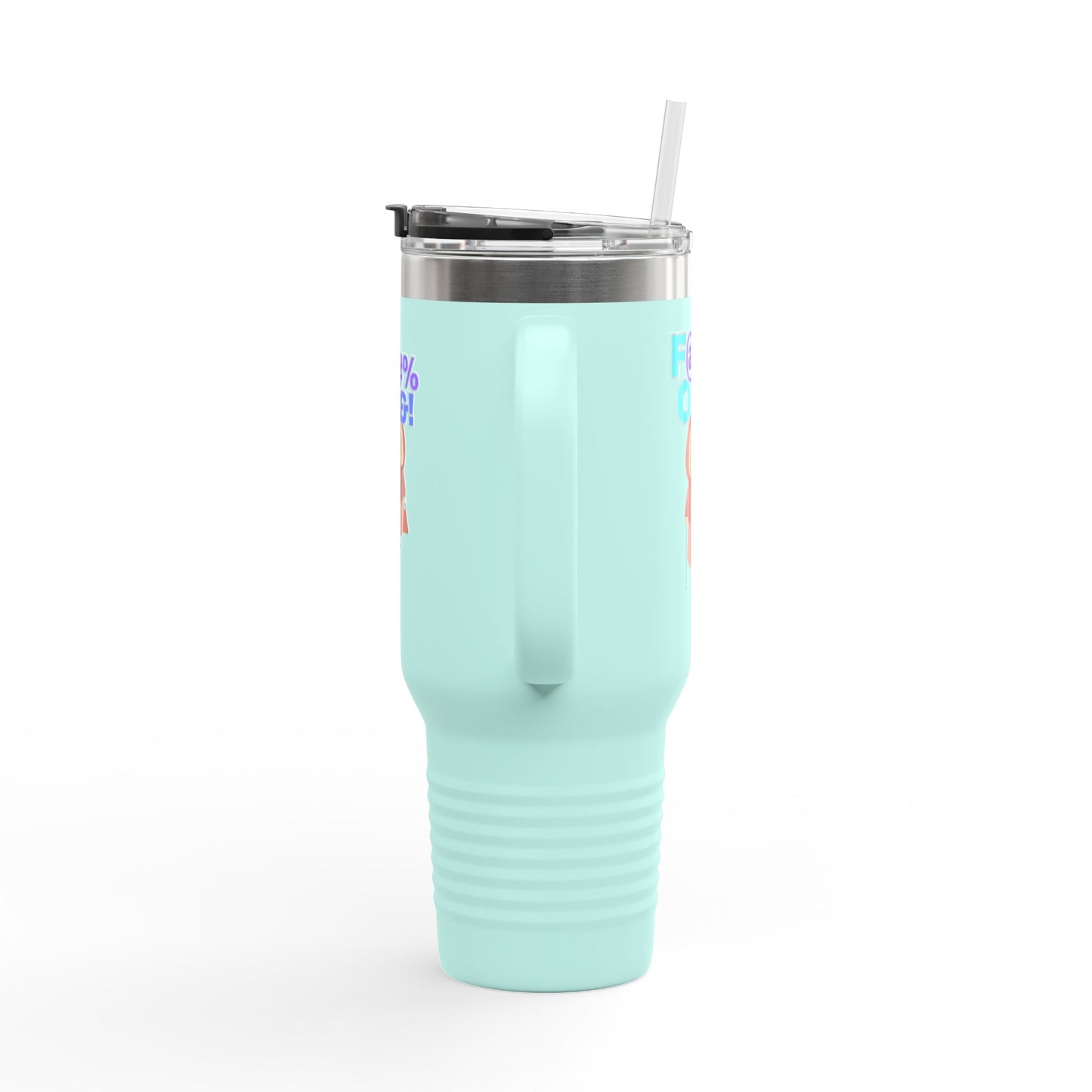Funny Insulated Travel Mug, 40oz - Hilarious Grandma Design, Perfect Gift for Coffee Lovers, Road Trips, Birthdays, Everyday Use