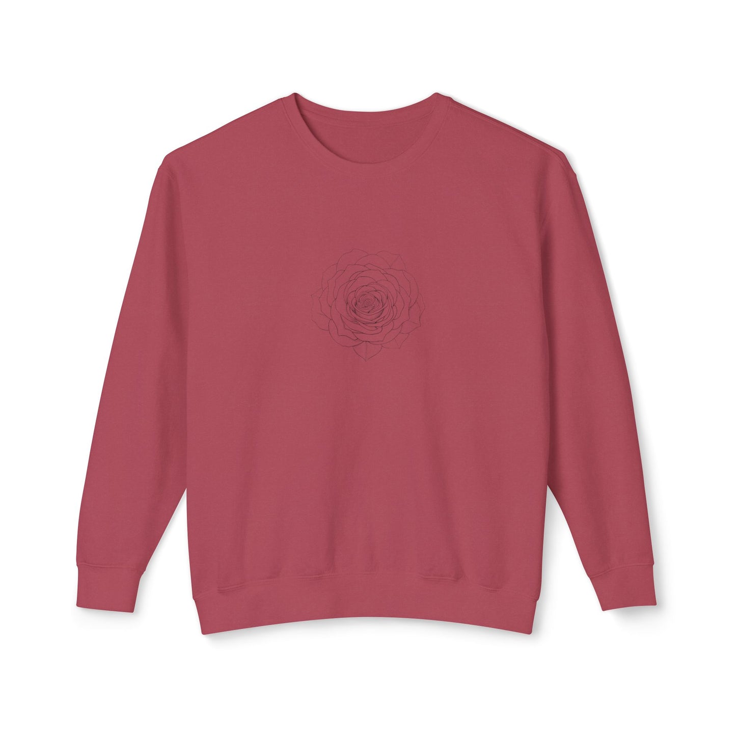 Minimalist Floral Crewneck Sweatshirt, Cozy Unisex Pullover, Casual Spring Apparel, Perfect Gift for Her, Everyday Comfort