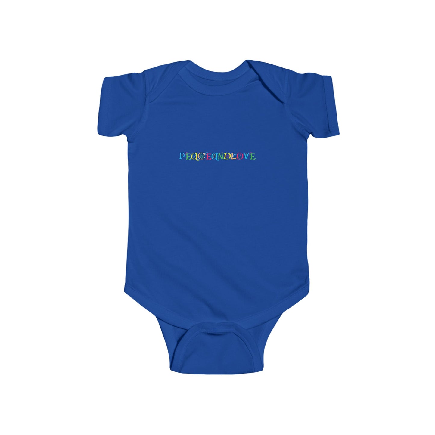 Infant Fine Jersey Bodysuit - 'Peace and Love' Baby Onesie, Gift for New Parents, Baby Shower Gift, Cute Baby Clothes, Toddler Outfit