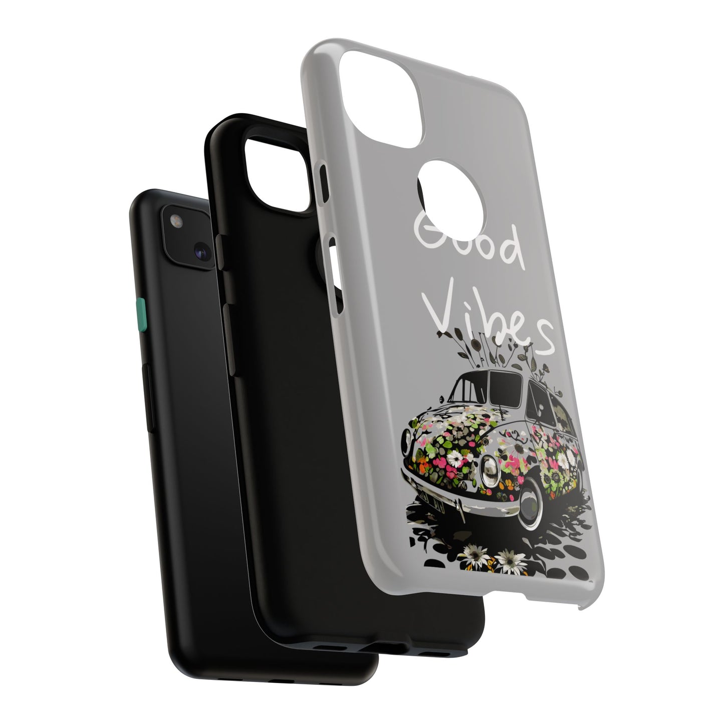 Floral Phone Case | Good Vibes, Phone Accessories, Gift for Her, Trendy Tech, Summer Vibes, Birthday Gift