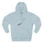 Trumpet Music Notes Hoodie — Minimalist Jazz Instrument Pullover