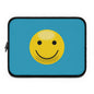 Smiley Face Laptop Sleeve | Cute Laptop Case, Tech Accessory, Gift for Students, Personalized Tech Sleeve, Vibrant Laptop Cover