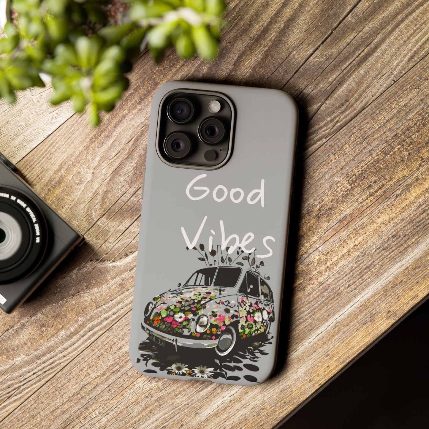 Floral Phone Case | Good Vibes, Phone Accessories, Gift for Her, Trendy Tech, Summer Vibes, Birthday Gift