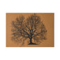 Rustic Tree Design Glass Cutting Board, Kitchen Gift, Home Decor, Personalized Wedding, Housewarming, Culinary Essential