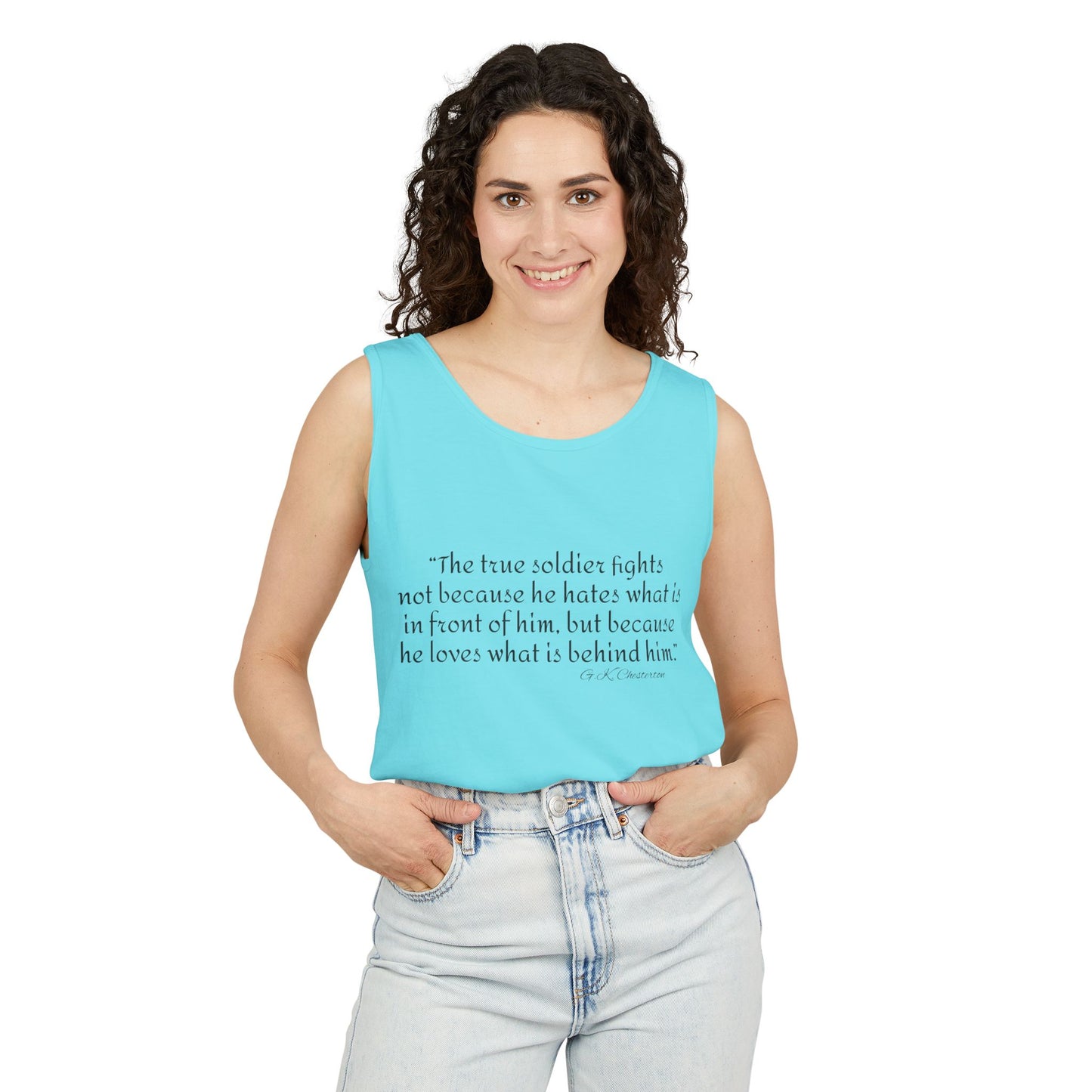 Inspirational Quote Tank Top for Men Women