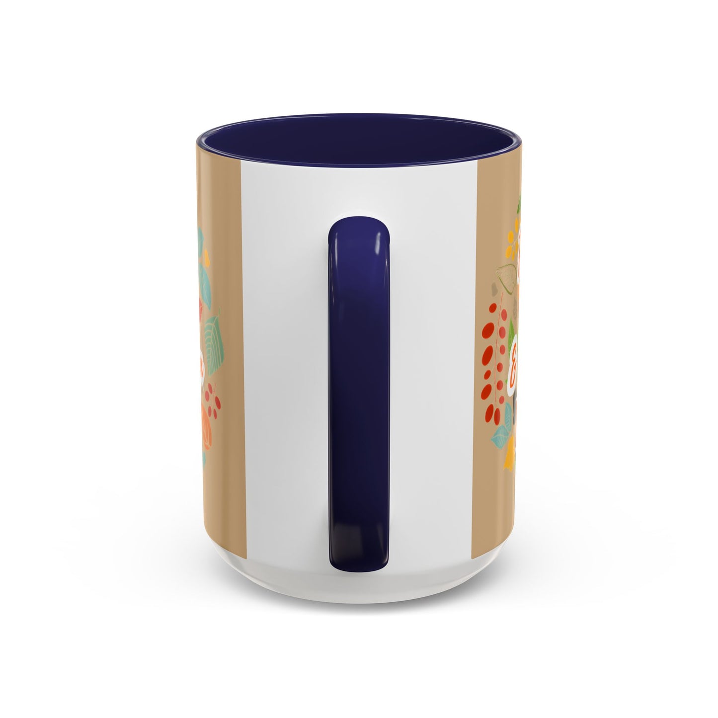 Fall Breeze & Leaves Coffee Mug, Autumn Mug, Seasonal Drinkware, Cozy Kitchen Decor, Perfect Gift for Fall Lovers