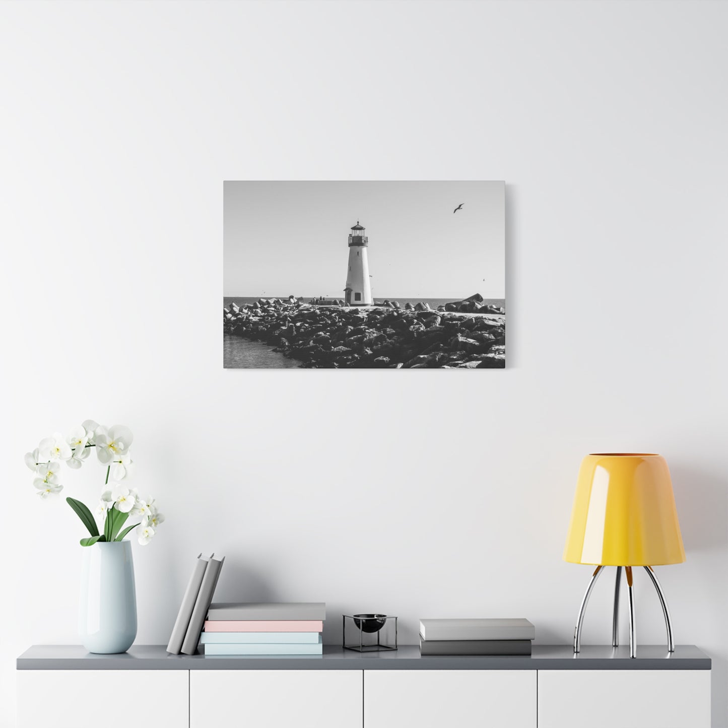 Matte Canvas, Stretched, 1.25" - Lighthouse