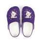 Cute Kid's Foam Clogs with Cat Design, Comfortable Summer Footwear