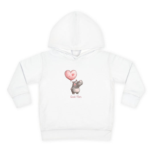 Good Vibes Toddler Hoodie, Cute Kids Pullover, Fleece Jacket, Fun Gifts for Toddlers, Baby Shower Present, Birthday Outfit