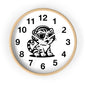 Cool Cat Design Wall Clock - Fun Decor for Animal Lovers, Tiger Clock, Unique Home Gift, Trendy Animal Wall Art, Kids Room Decor