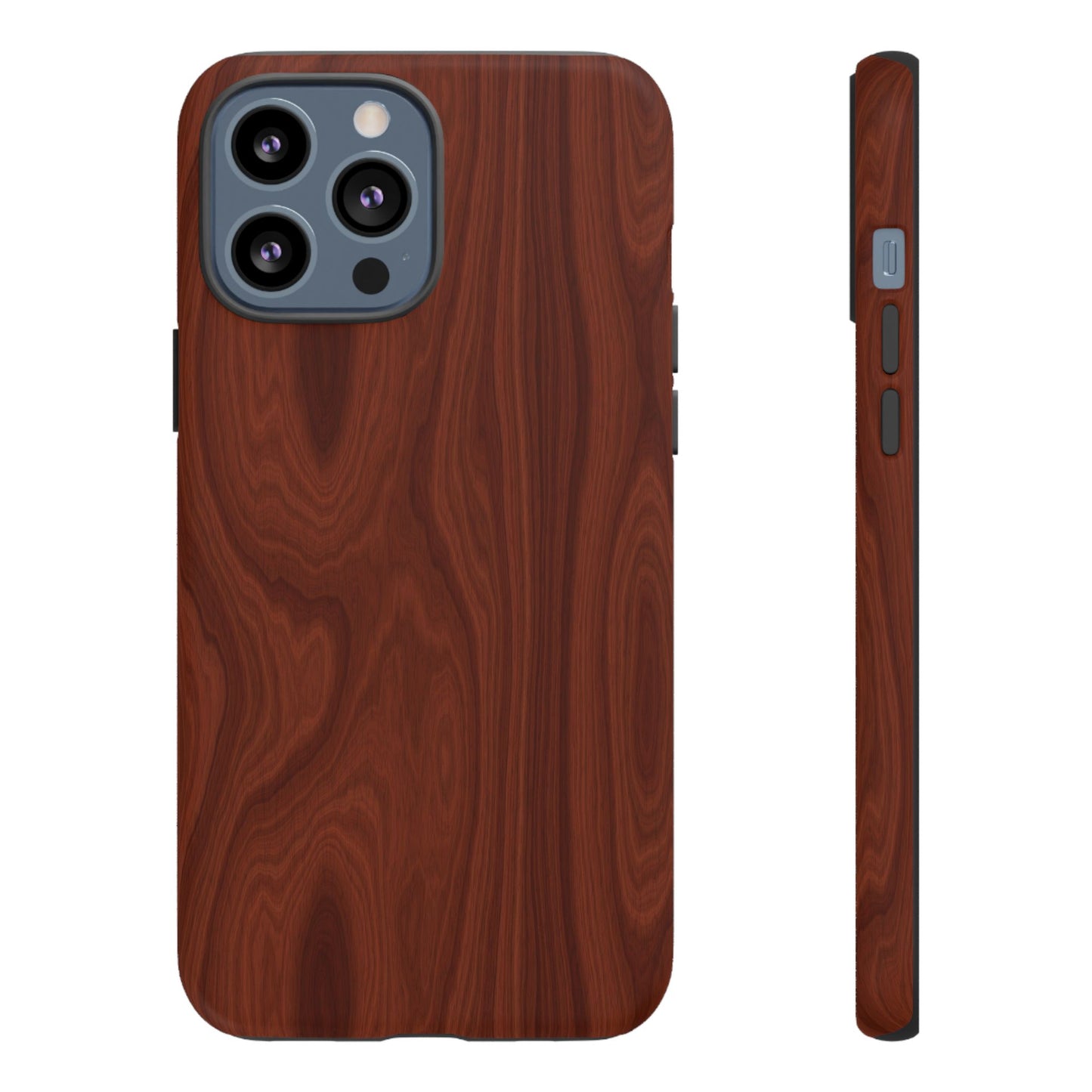 Wood Grain Phone Case, Stylish Tough Cases, Nature-Inspired Protective Cover, Unique Gifts for Him and Her, Eco-Friendly Tech Accessory