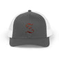 Embroidered 'Z' Snapback Trucker Cap — Vintage Monogram Initial Hat