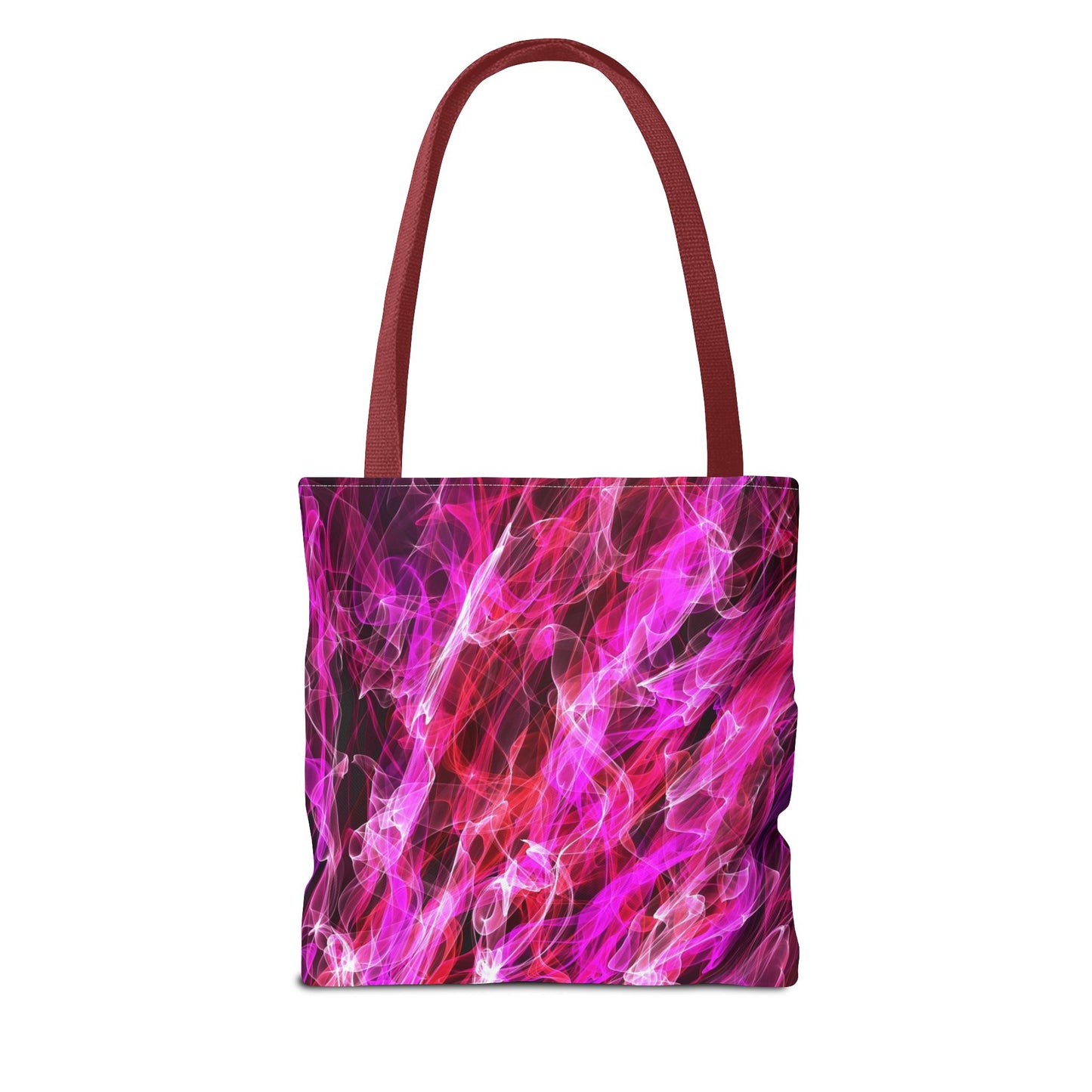 Vibrant Abstract Tote Bag, Colorful Shopping Bag