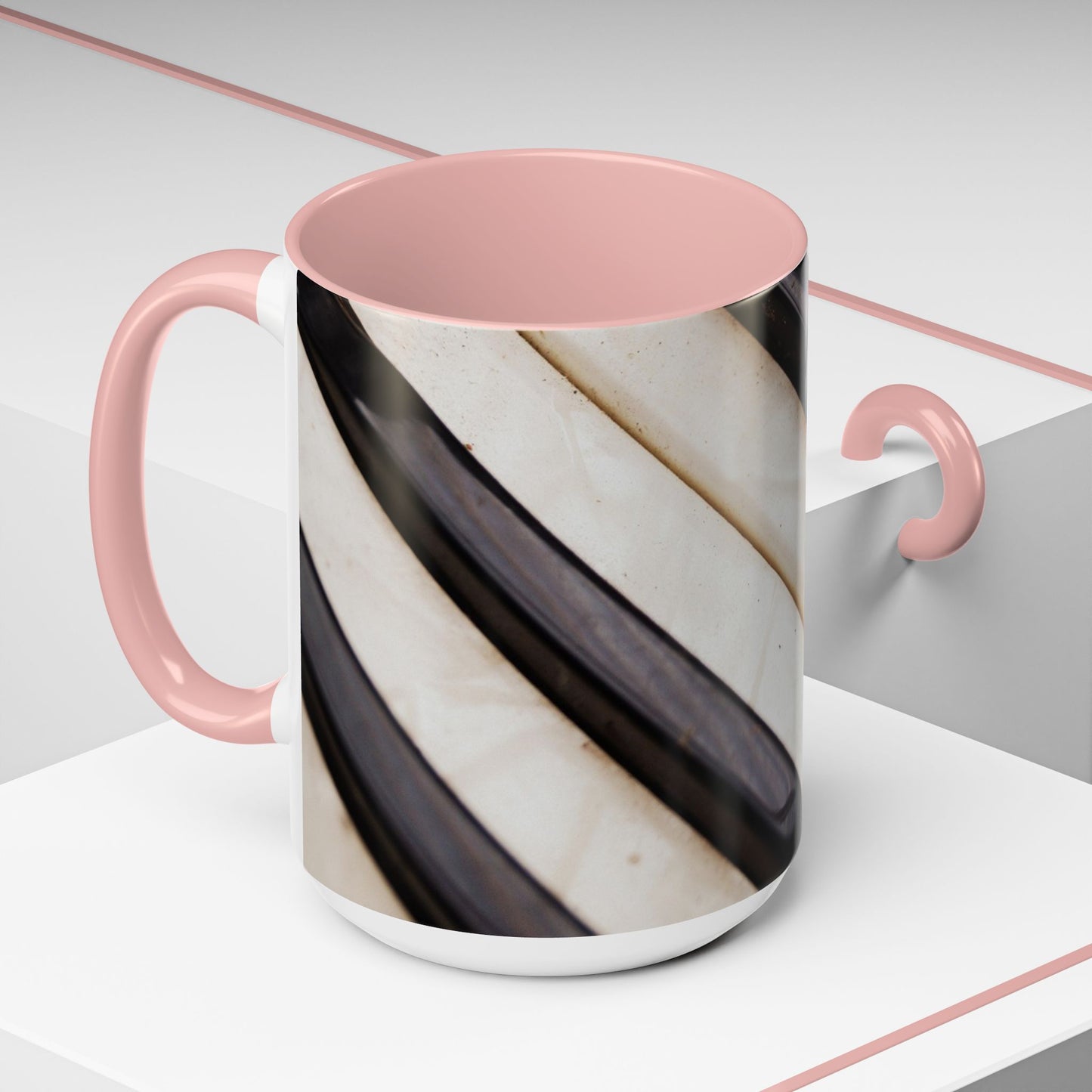 Musical Accent Coffee Mug | Piano Design, Coffee Lover Gift, Musician Mug, Stylish Drinkware, Home & Office Decor