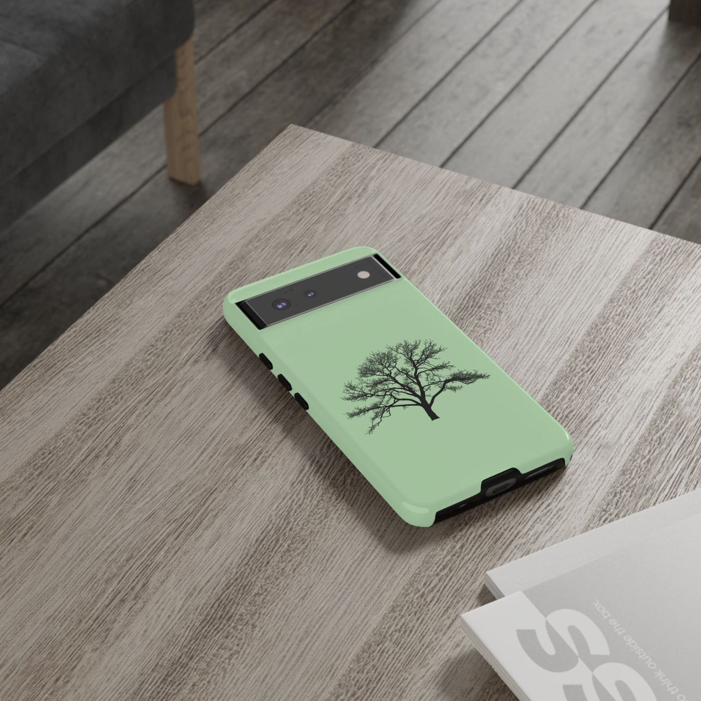 Minimalist Tree Phone Case, Nature-Inspired Phone Cover, Eco-Friendly Cell Phone Accessory, Perfect Gift for Nature Lovers
