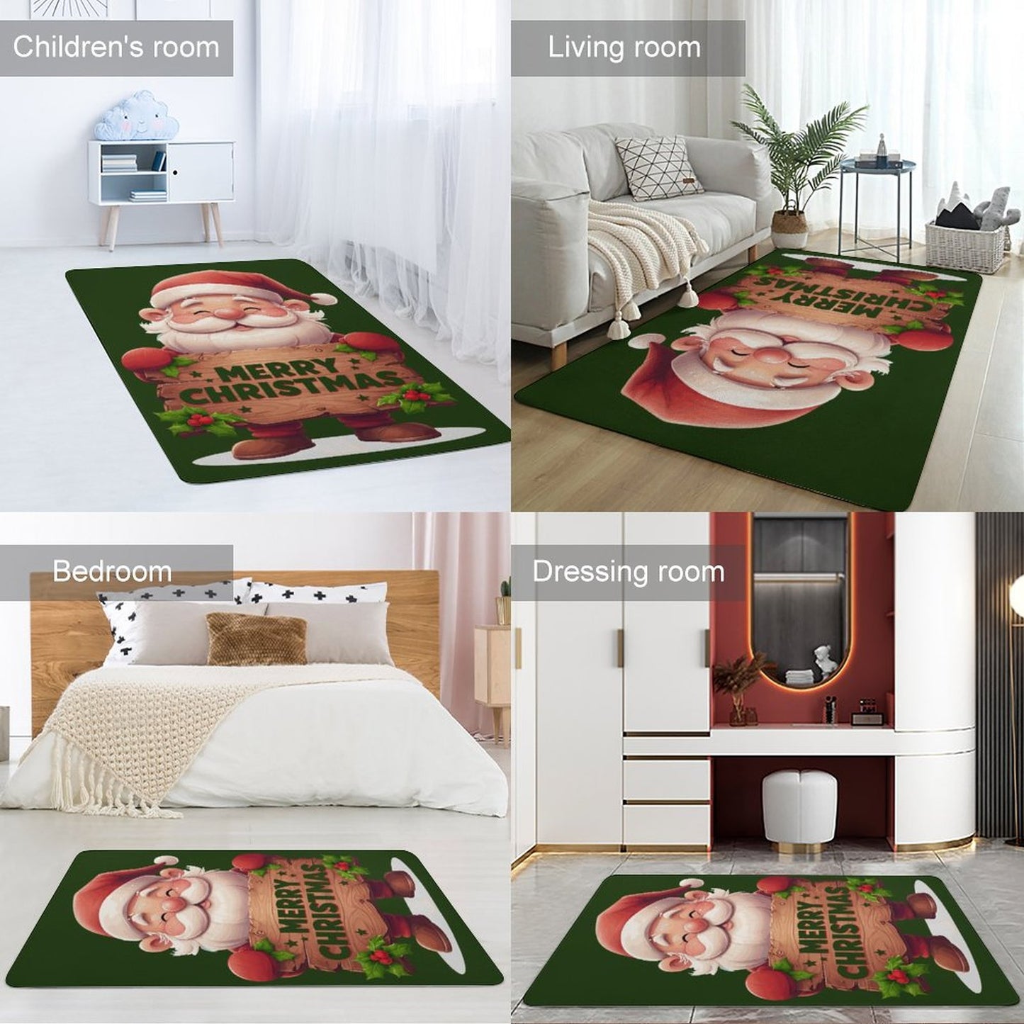 Coral Velvet Floor Mat for Home-60"x40"