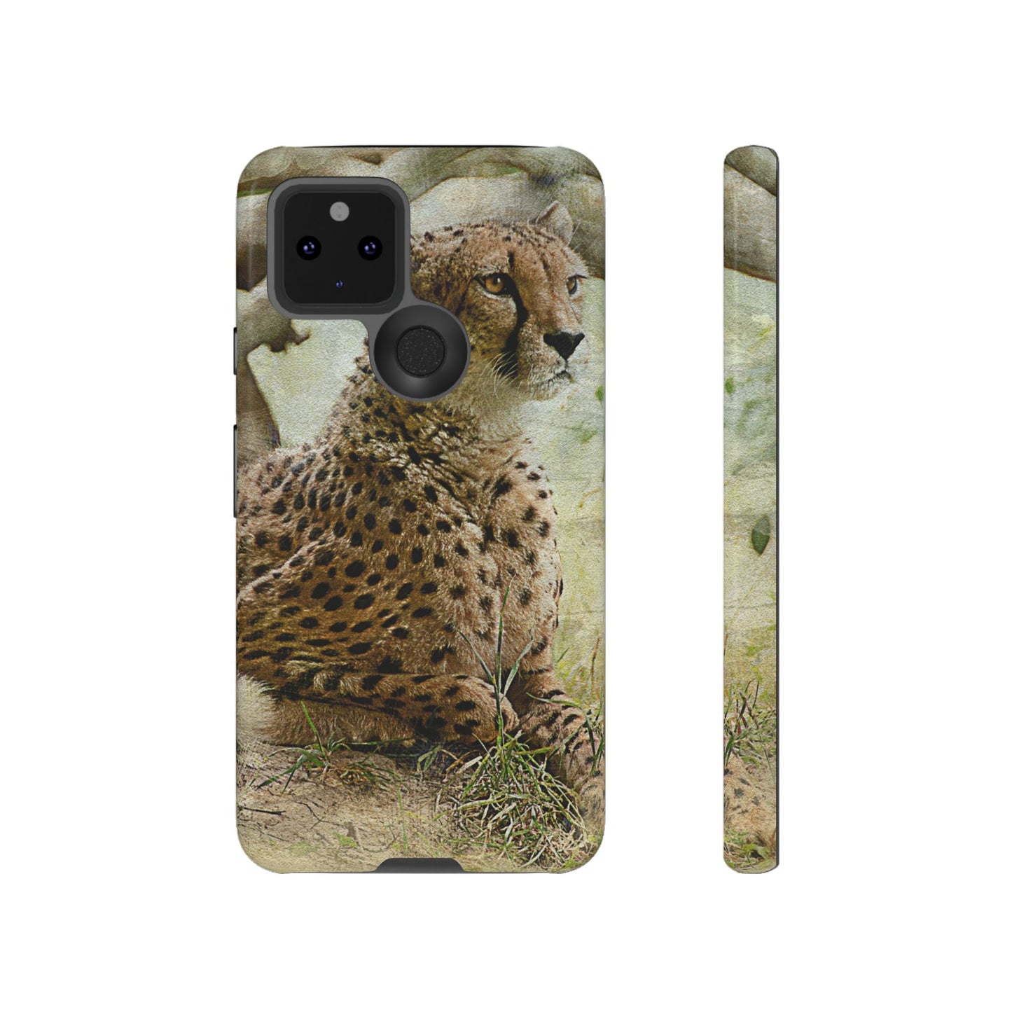 Cheetah Phone Case, Tough Cases, Animal Lover Gift, Wildlife Protection, Eco-Friendly Mobile Cover, Unique Phone Accessory