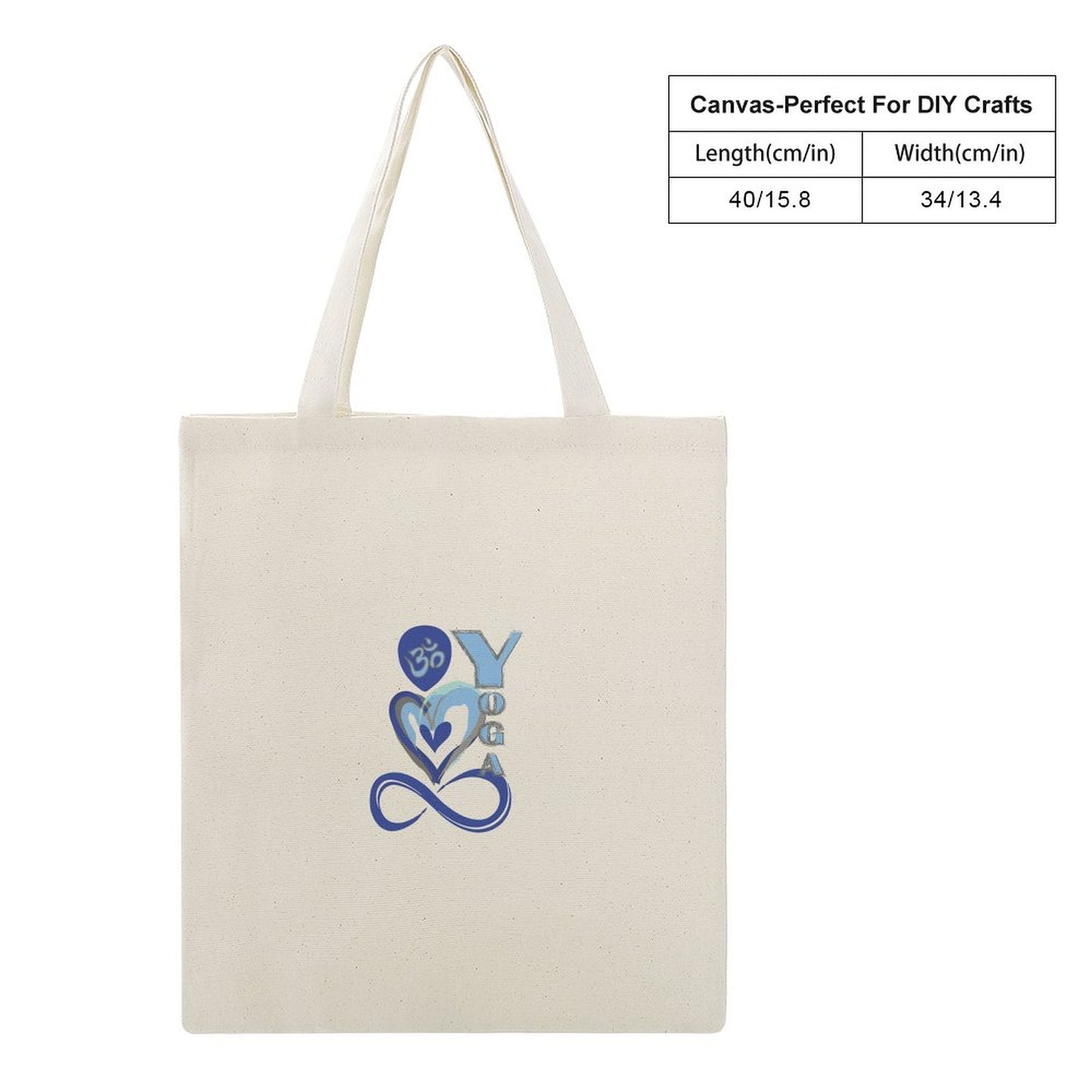 Canvas Tote Bag-13.4"x15.8"/34x40cm