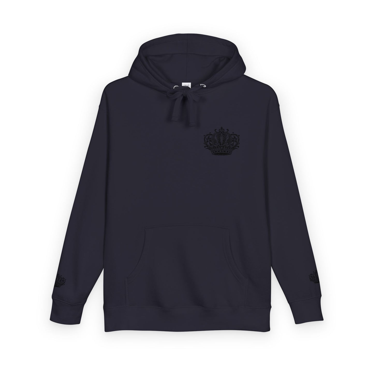 Crown Floral Unisex Fleece Hoodie | Cozy Streetwear, Perfect Gift for Him & Her, Autumn Fashion, Casual Wear, Trendy Outfit