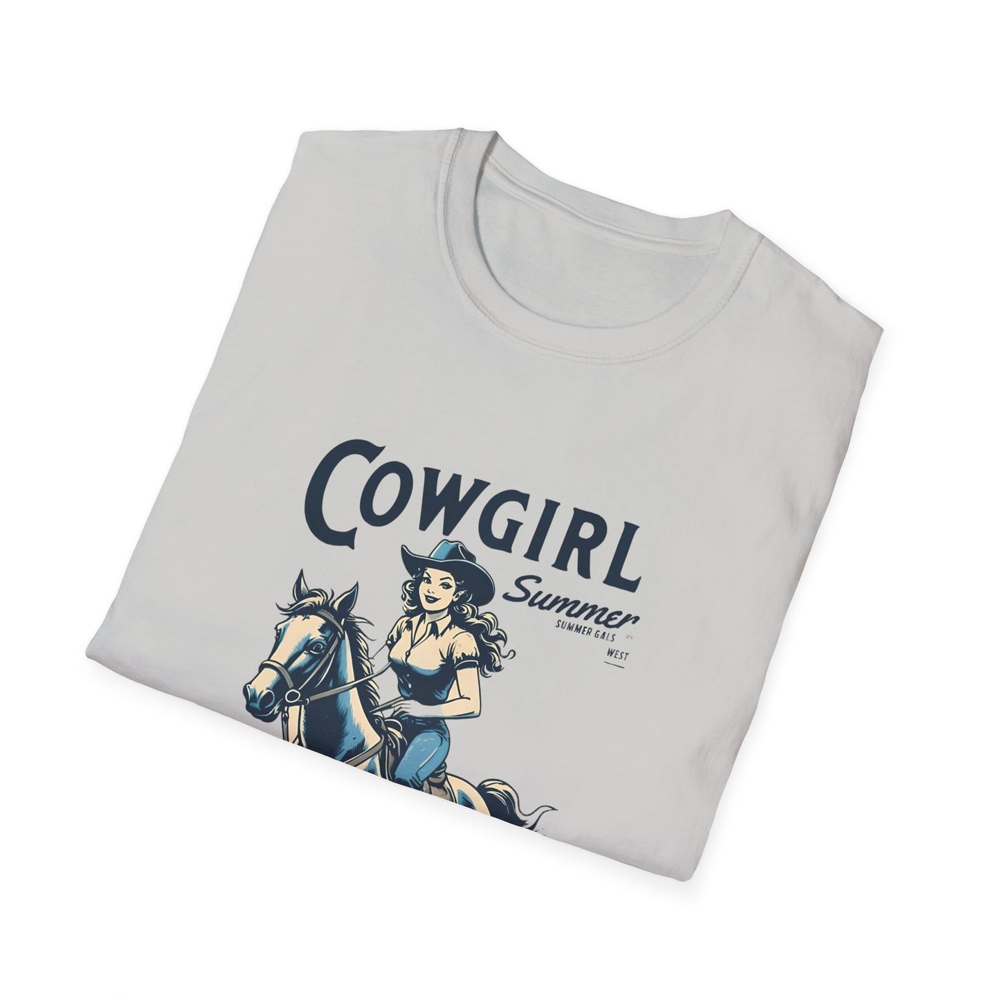 Cowgirl Summer Soft style T-Shirt for Horse Lovers