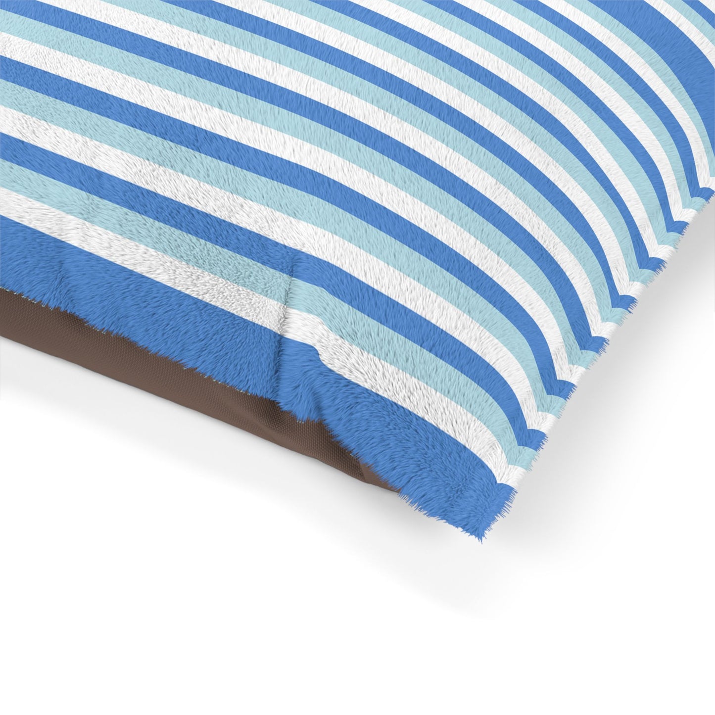 Cozy Coastal Striped Pet Bed | Soft Pet Cushion for Dogs & Cats, Dog Bed, Cat Bed, Striped Pet Pillow, Indoor Pet Furniture