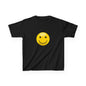 Kids Smiley Face Tee - Fun Cotton Shirt for Kids, Perfect for Birthdays, Casual Outfits, Positive Vibes, Gifts