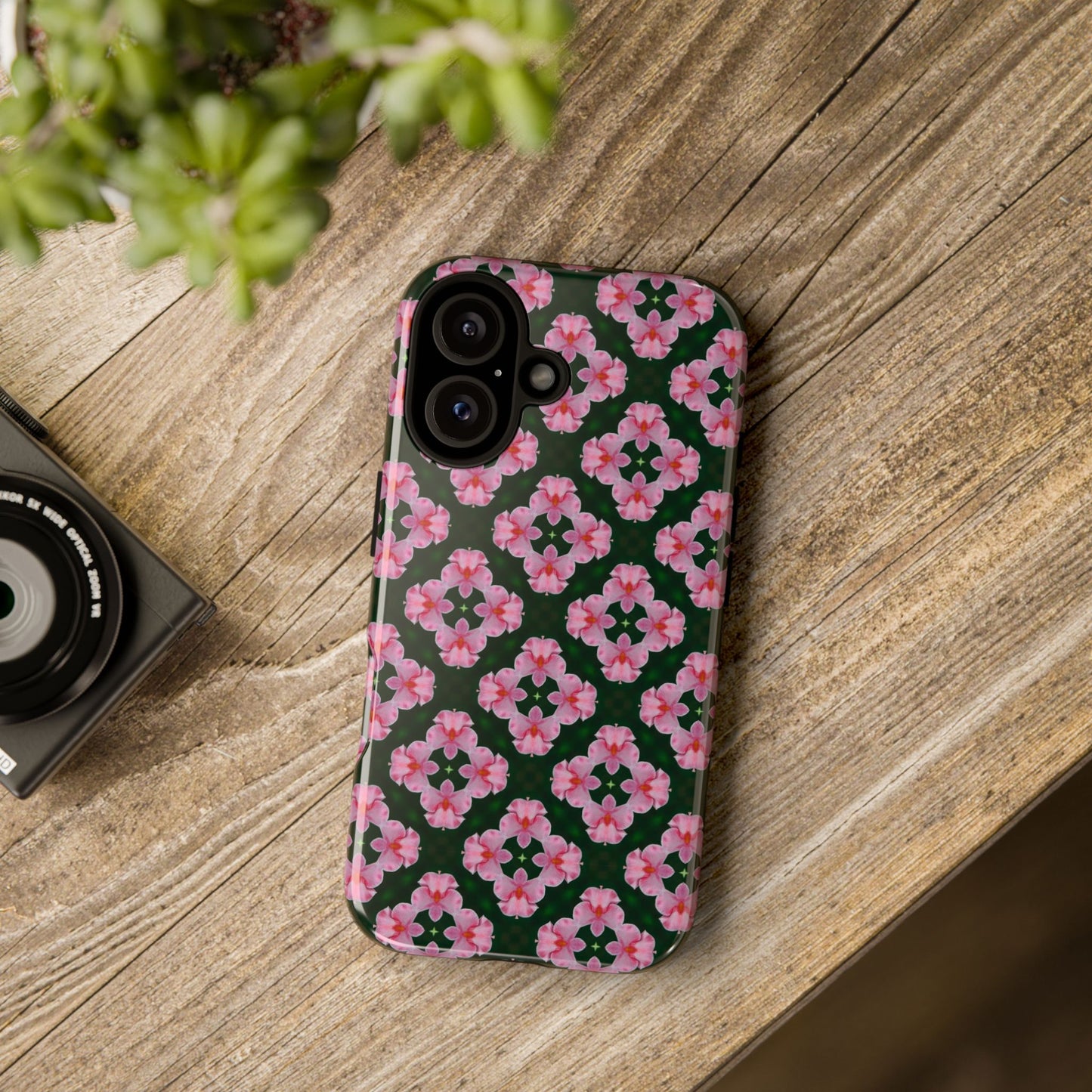 Tough Cases - Floral Phone Case, Stylish Protective Cover for Women, Gift Idea for Birthdays, Unique Floral Design, Trendy Tech Accessory
