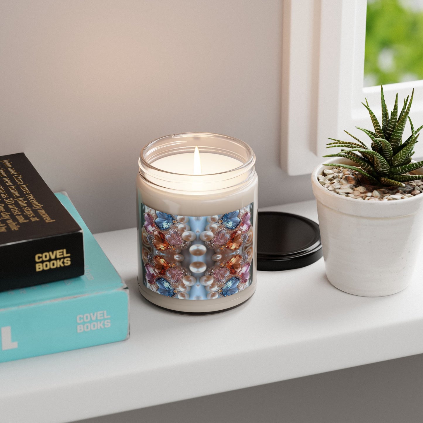Soy Candle — Gemstone Mirror Scented Candle, 9 oz