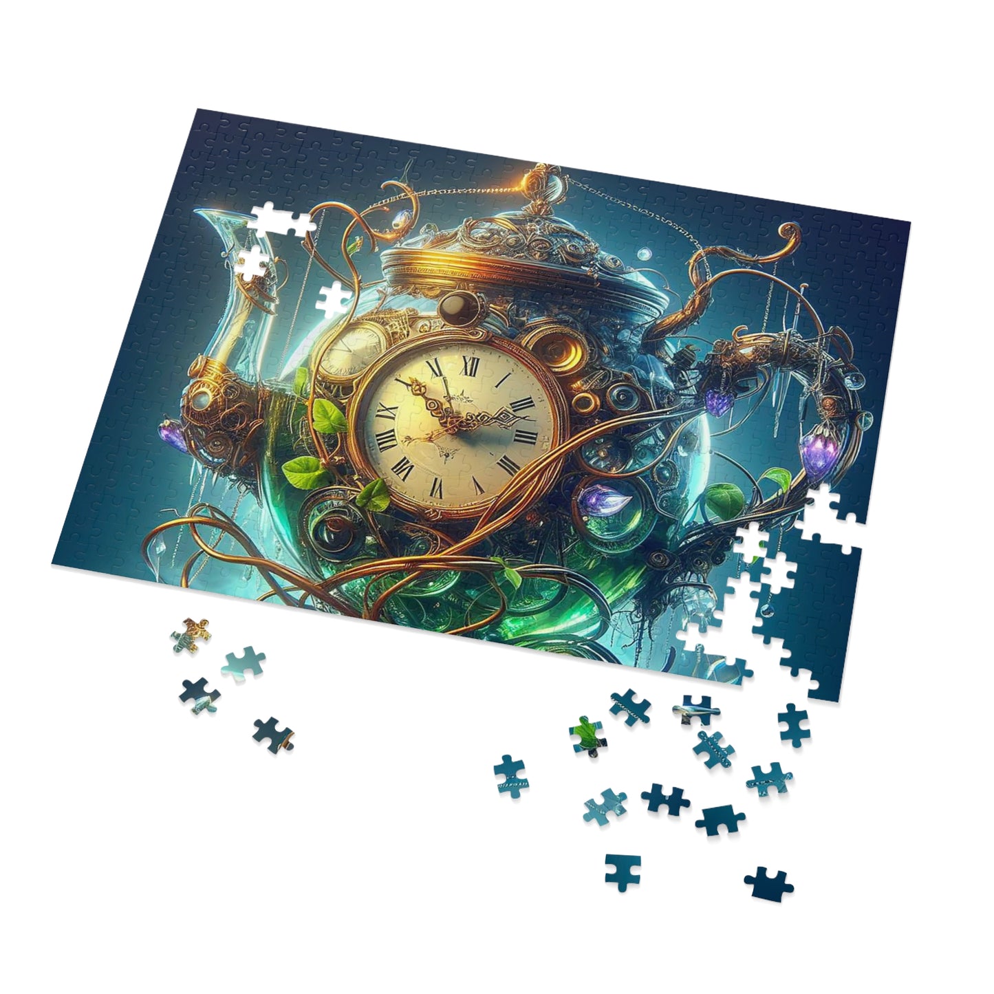 Jigsaw Puzzle with Tin