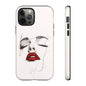 Stylish Phone Case with Artistic Lip Design, Femme Tech Accessory, Trendy Device Cover, Gift for Her, Unique Phone Accessories