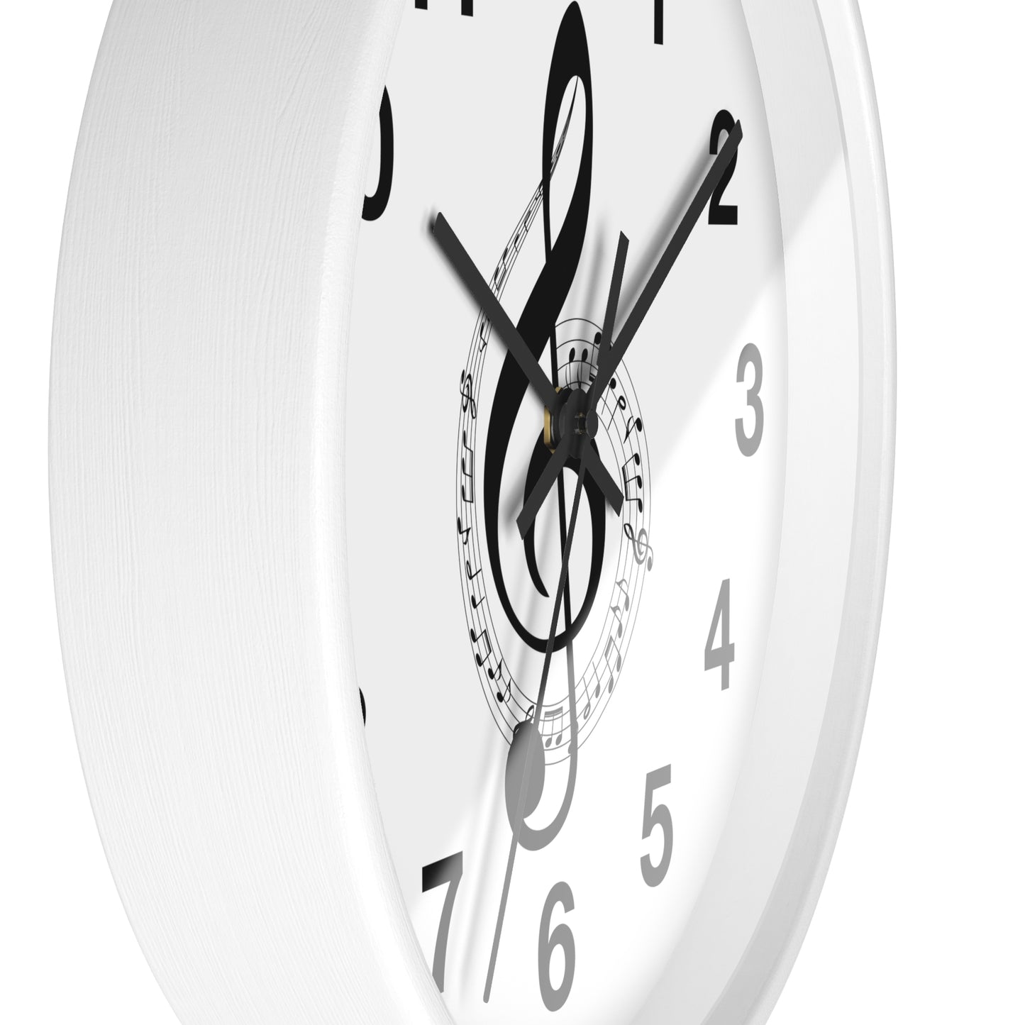 Musical Notes Wall Clock - Perfect for Music Lovers, Home Decor