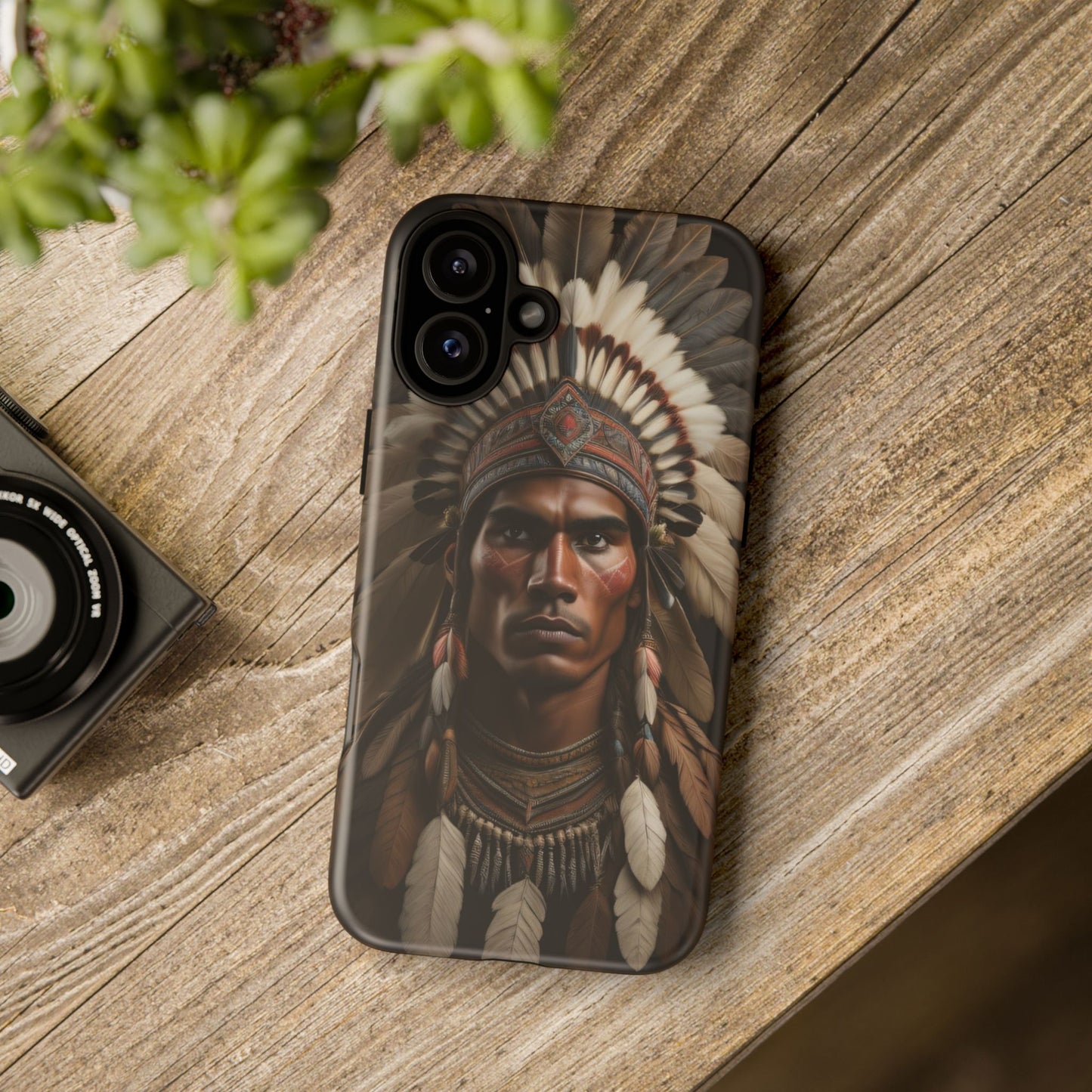 Native American Art Phone Case, Strong Culture Design, Unique Gift for Him or Her, Tough Cases, Customizable Protector, Tribal Style
