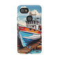 Colorful Fishing Boat Phone Case | Nautical Gift, Marine Design, Coastal Aesthetic, Summer Vibes, Sea Lover's Accessory