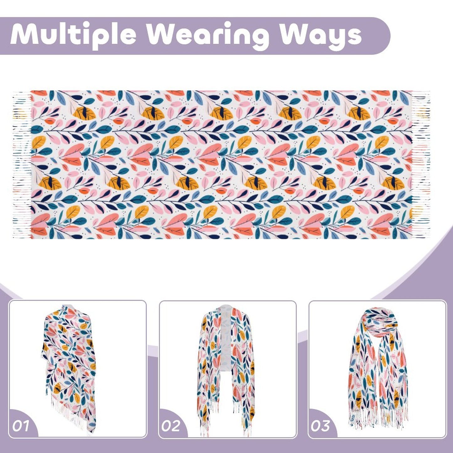 Cashmere-like Tassel Scarf