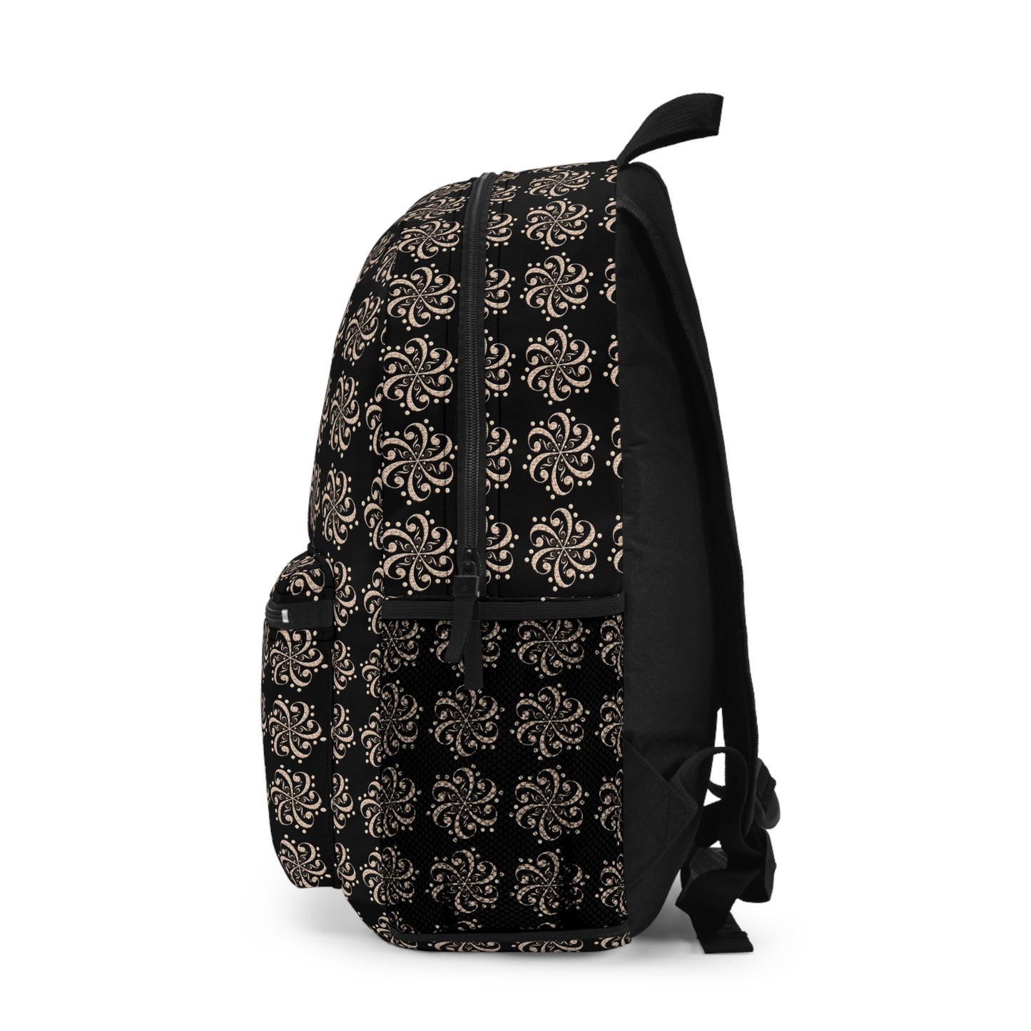 Elegant Floral Pattern Backpack, Stylish Daypack for School, Travel, Gift for Students, Trendy Bag for Everyday Use, Unique Backpack Design
