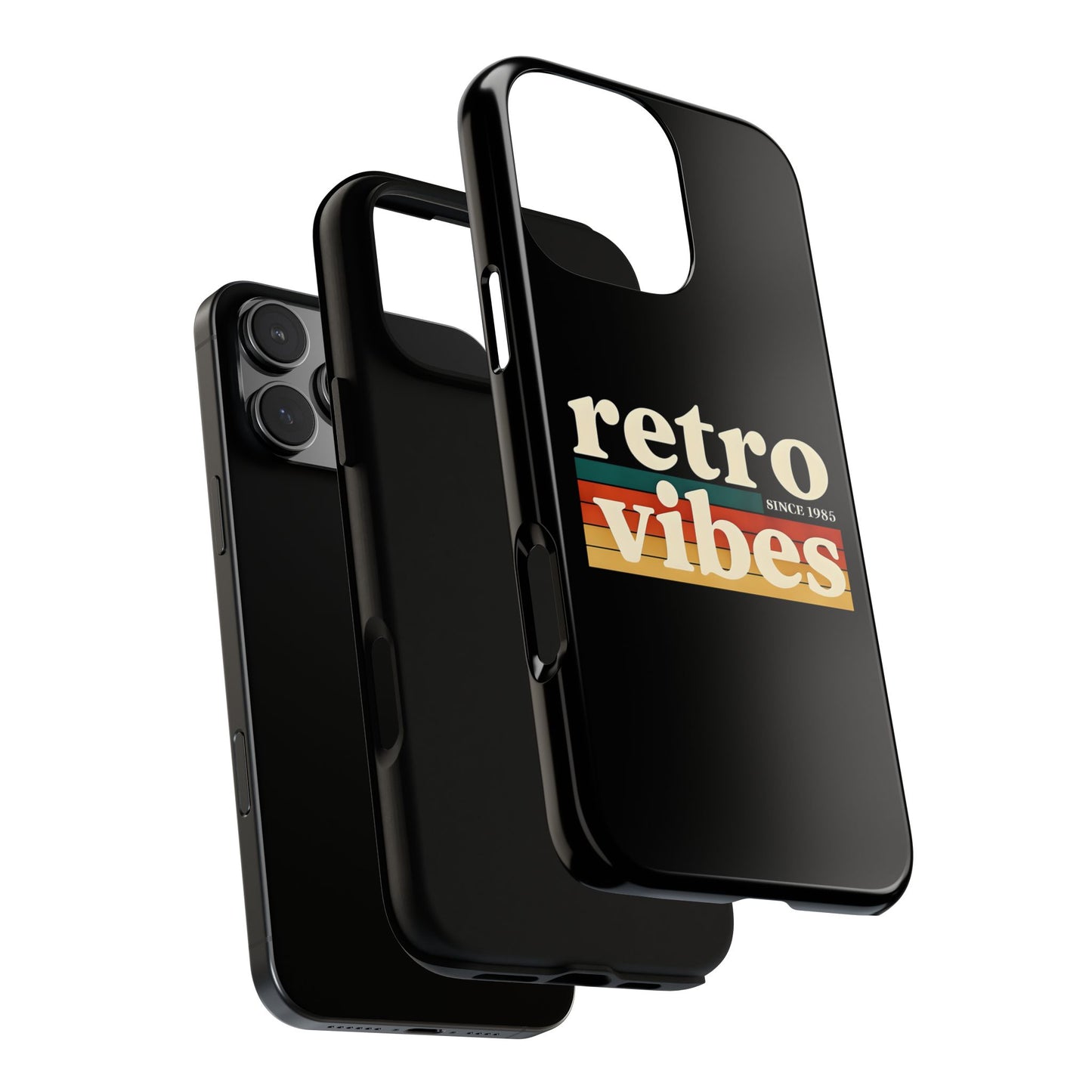 Retro Vibes Phone Case, Tough Phone Cover, Vintage Style Case, Gift for Music Lovers, Retro Aesthetic Accessory