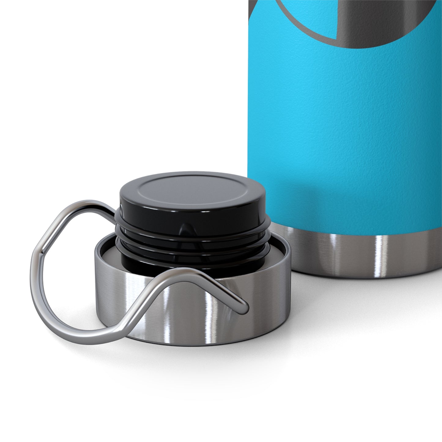 Stylish Copper Insulated Water Bottle for On-the-Go Hydration | Fitness, Travel, Eco-Friendly Gift, Unique Design, 22oz
