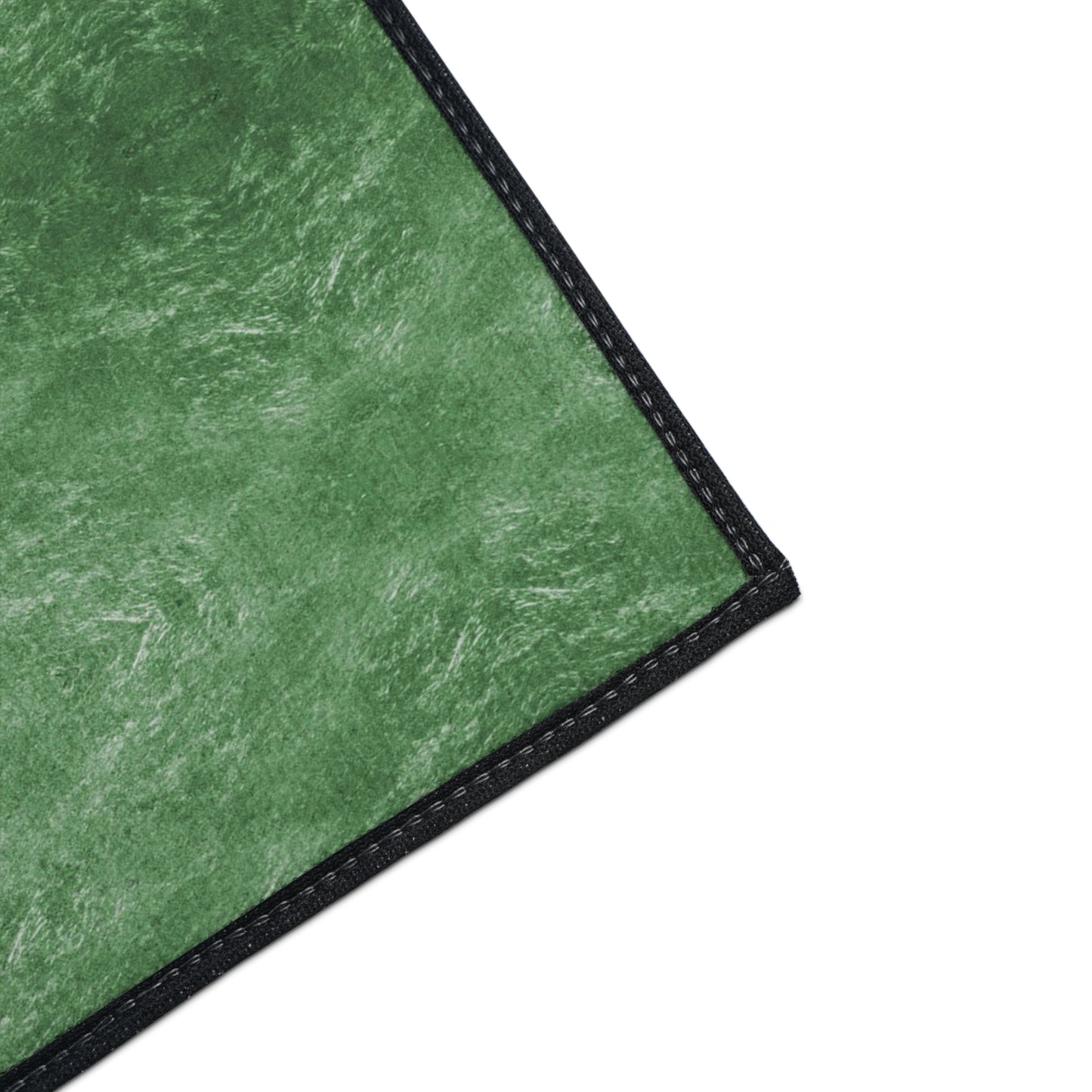 Green Textured Heavy-Duty Floor Mat — Durable Indoor/Outdoor Entry Rug