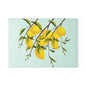 Lemon Glass Cutting Board - Bright Kitchen Decor, Home Gift, Cooking Accessory, Housewarming Present, Fruit Design
